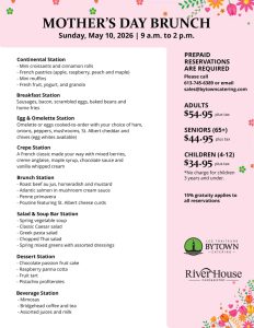 Mother's Day Menu